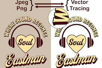 vectorize your logo, icon, or any artwork into clean vector