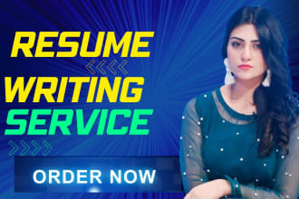 professionally writes and edit ats resume, CV and cover letter writing service