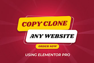 create responsive wordpress website design or duplicate, copy, clone any website