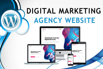 design an attractive digital marketing agency website