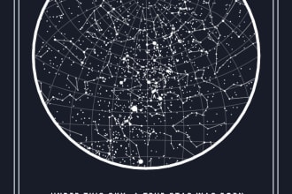 design a star map for you