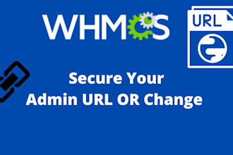 install whmcs and secure your  admin URL