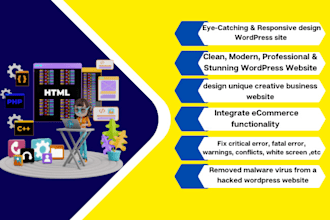 create a professional business website using wordpress