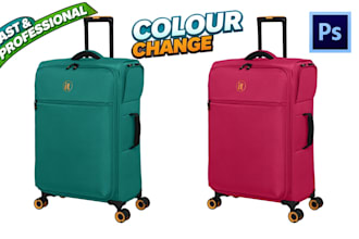 cutout and color change, color correction, recolor, color matching, in photoshop