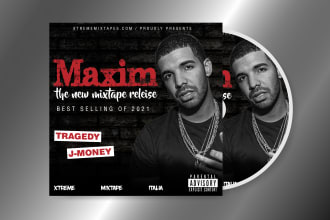 professional album cover and mixtape cover design