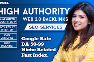 build high quality web 2 0 backlinks manually