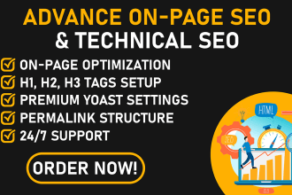 do website onpage SEO and technical optimization service of wordpress site