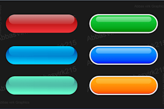 design website and apps icons and buttons