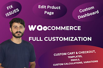 fix woocommerce issues or customize woocommerce plugin
