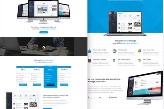 build a landing page using, wix, unbounce or wordpress