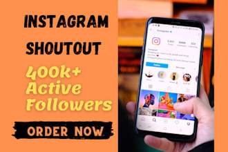 promote your website or account on 400k instagram page