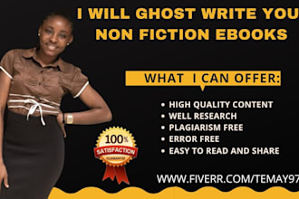 ghost write your non fiction ebooks