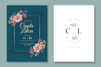 design wedding card, invitation card and greeting card