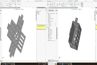 do 3d models, assembly and 2d drawings in solidworks, catia v5