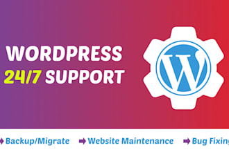 wordpress support, wordpress maintenance, wordpress update