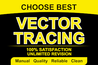 do manual vector tracing, vectorize logo, image, convert image to vector, redraw