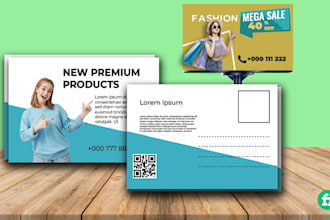 design professional postcard, yard sign,direct mail, eddm postcard