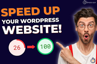 fix core web vitals, increase wordpress page speed optimization