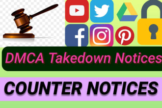 remove infringing content on youtube, instagram, and google under dmca