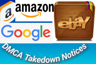 dmca takedown notices to copyright products