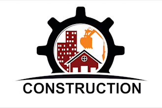 do excavation, construction, real estate and demolition company logo