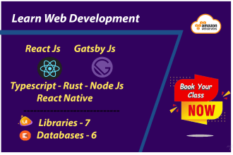 be your tutor for web development, react, gatsby js, javascript, aws