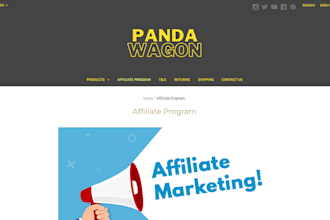 looking for enthusiastic affiliates to help me promote my website