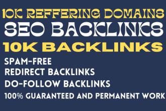 create seo backlinks referring domains all high da dr links