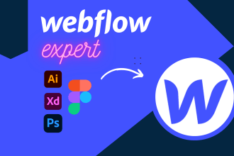 create, fix and do figma to webflow website design