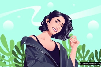 transform your photo into a stunning vector art portrait