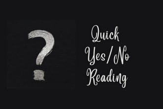 do quick yes no question reading
