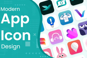 create modern app icon designs