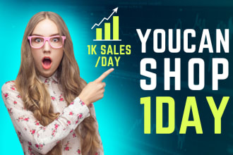 build youcan shop for ecommerce dropshipping and cod