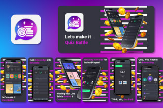 design game and app icons and screenshots for the play store and app store