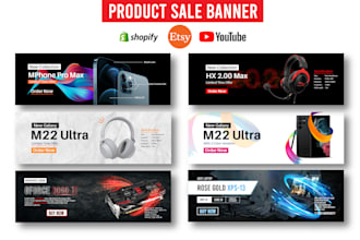 design a professional website banner, social media poster, flyer