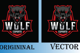 vectorize , high resolution your logo and image in 2 hours