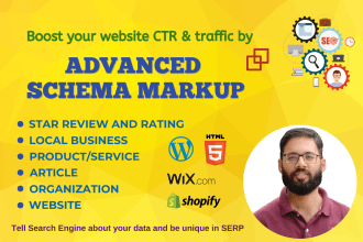 setup schema markup and structured data on your website