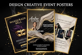 design travel, event, movie and fashion flyer, poster ad
