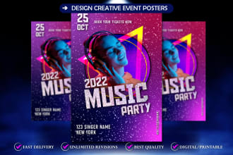 design travel, event, movie and fashion flyer, poster ad
