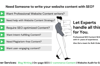 write SEO optimized website content for your business that will rank