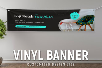 do high quality vinyl banner billboard design within 24 hrs