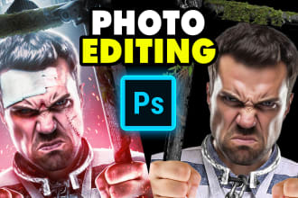 make any photo editing, retouching,manipulation on photoshop