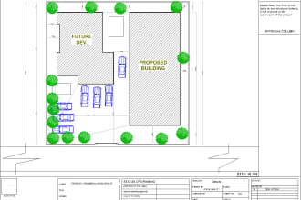 create your plot plan, property site plan for permit