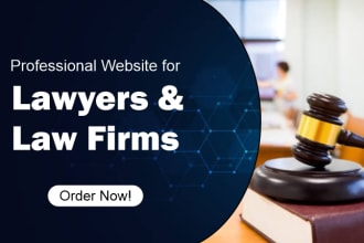 design a law firm website, lawyer, attorney, and notary wordpress website