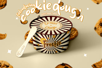 make a brand ad or package design for you