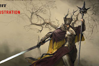 create your illustration or concept art