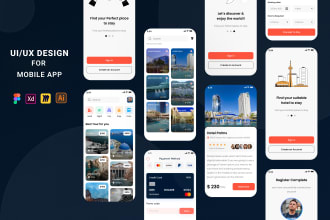 do mobile app ui ux, iphone app and android app design