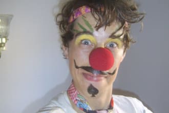 make a silent clown video