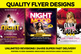 design your church flyer, restaurant flyer, branding flyer, hospital flyer