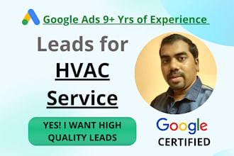 generate leads for hvac using google ads